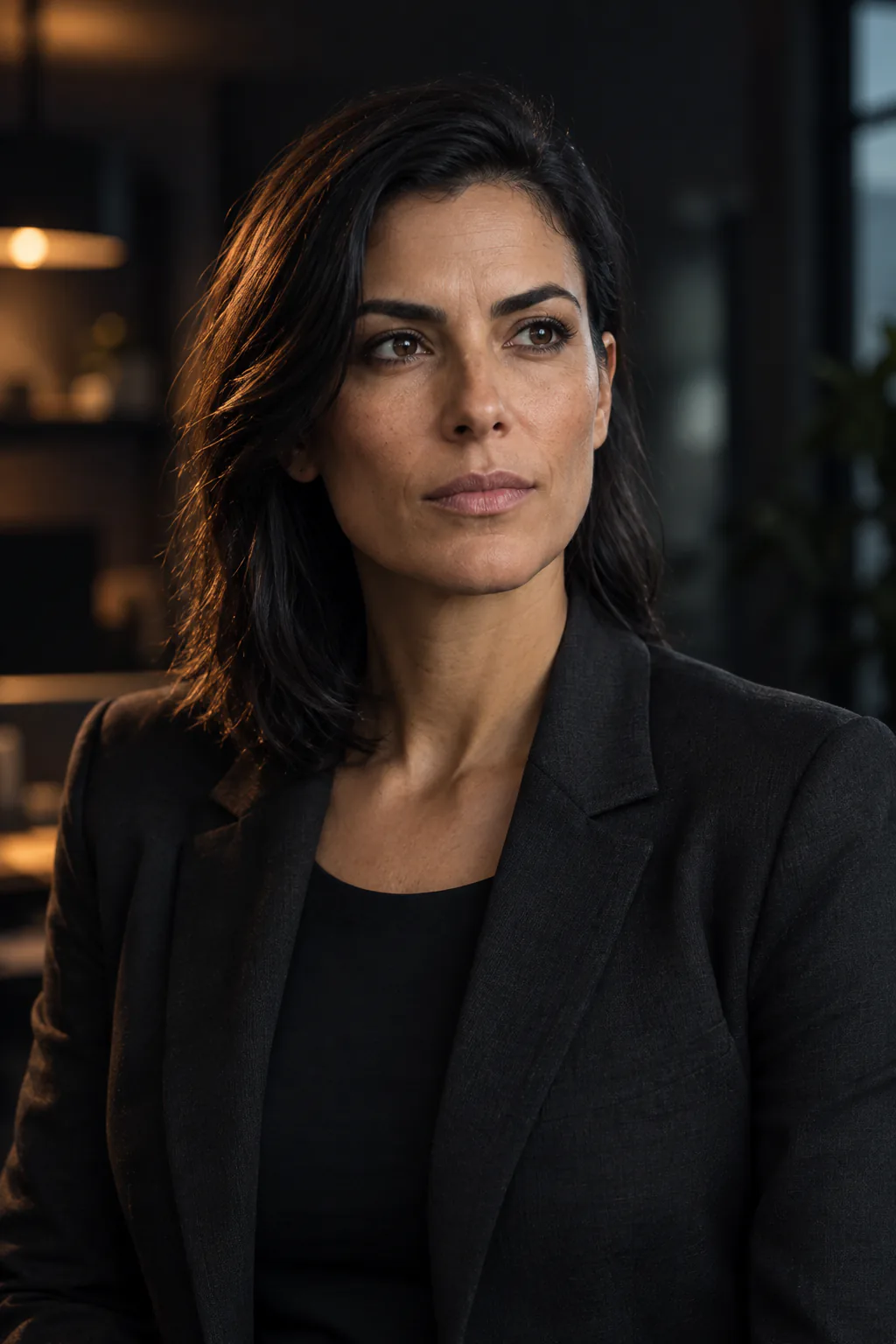Woman with a confident, focused expression